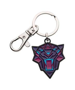Marvel Black Panther Wakanda Forever Purple Panther Keychain