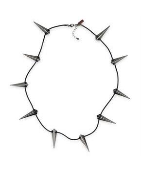 Marvel Black Panther Claw Necklace (10 Steel Claws, Leather Collar)