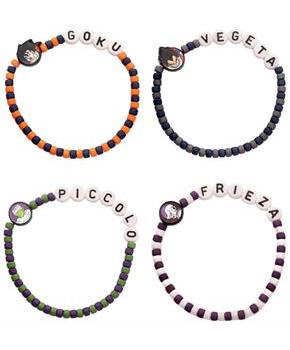 Dragon Ball Z Frieza Saga 4 Piece Character Beaded Bracelet BFF Set