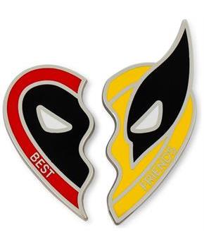 Marvel Studios Deadpool & Wolverine "Best Friends" 2-Piece Enamel Pin Set