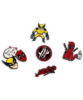 Marvel Studios Deadpool & Wolverine 5-Piece Enamel Pin Set