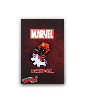 Marvel Deadpool Enamel Collector Pin | Official Sheriff Deadpool & Unicorn Pin