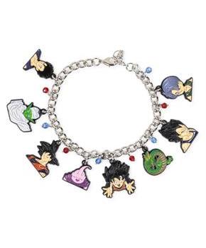 Dragon Ball Z Character Enamel Pendant Charm Bracelet | 15 mm