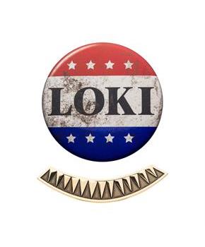 Marvel Loki Replica Campaign Pin and Tie Bar Collector Box Set