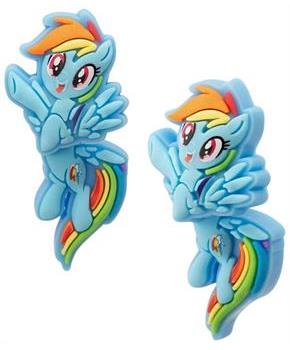 My Little Poney Rainbow Dash PVC Earrings