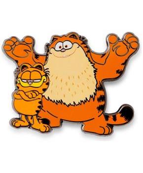 The Garfield Movie Garfield and Vic Enamel Pin | SDCC 2024 Exclusive