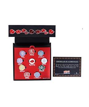 Naruto Shippuden Akatsuki Ten Clans Collectors Rings Set