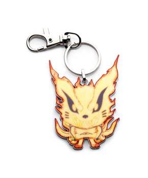 Naruto Shippuden Fire Cat Enamel Pendant Keychain