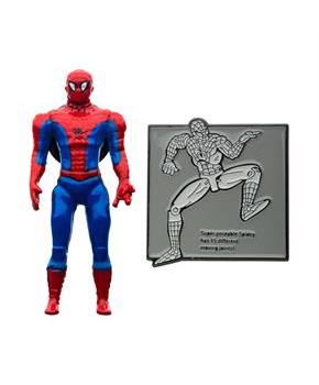 Marvel 80 Years Retro Action Figure Enamel Pin Set | Spider-Man