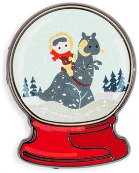 Star Wars Han Solo and Tauntaun Winter Snow Globe Enamel Pin