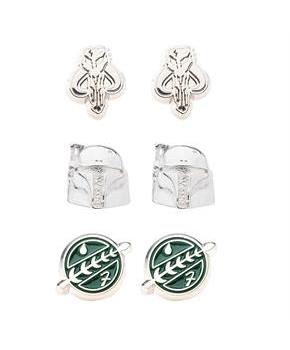 Star Wars Book of Boba Fett Stud Earrings 3 Pack
