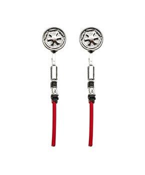 Star Wars Darth Vader Lightsaber Stainless Steel Jacket Dangle Earrings