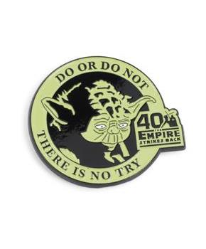 Star Wars The Empire Strikes Back 40th Anniversary Yoda Enamel Collector Pin