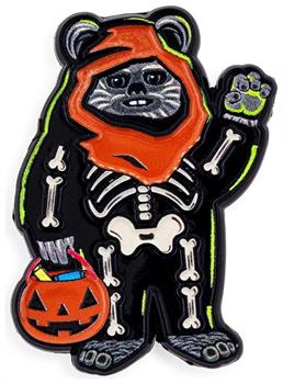 Star Wars Wicket Skeleton Glow-In-The-Dark Enamel Pin
