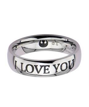 Star Wars I Love You Stainless Steel Unisex Ring