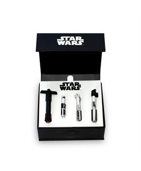 Star Wars 3D Lightsaber Pin Set | Exclusive Magnetic Star Wars Pins | Set of 4