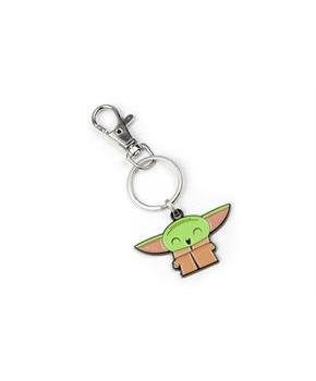 Star Wars: The Mandalorian, The Child "Baby Yoda" Happy Enamel Keychain