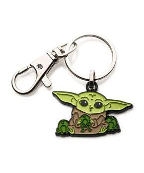 Star Wars The Mandalorian The Child Eating Space Frogs Enamel Keychain