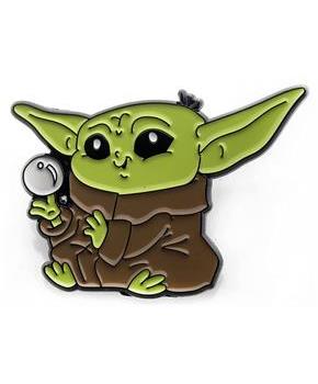 Star Wars The Mandalorian Grogu With Ball Enamel Collector Pin