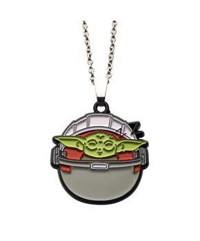 Star Wars The Mandalorian The Child Sleeping In Carriage Pendant Necklace