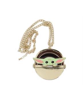 Star Wars: The Mandalorian The Child "Baby Yoda" In Carriage Gold Chain Necklace