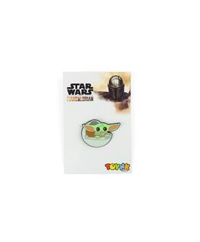 Star Wars: The Mandalorian The Child Baby Yoda In Carriage Enamel Pin Toynk Exclusive