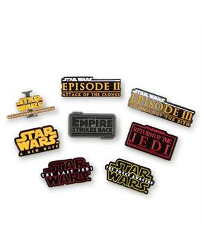 Star Wars Movie Title Pin Collection | Exclusive Poster Title Pin From Each Film