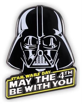 Star Wars May The 4th Darth Vader Helmet Enamel Pin