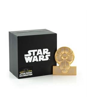 Star Wars Yavin Medal of Bravery Pin | 24-Karat Gold Plated Medal of Yavin Pin
