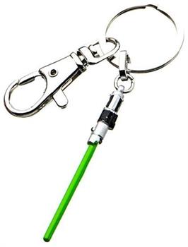 Star Wars Yoda Lightsaber Stainless Steel Keychain