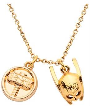 Marvel Thor: Love and Thunder Mighty Thor Double Pendant Necklace