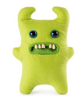 Fuggler 9 Inch Funny Ugly Monster Plush | Green Sir Horns A lot