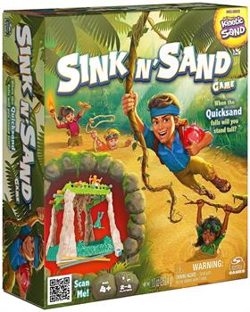 Sink N Sand Board Game with Kinetic Sand