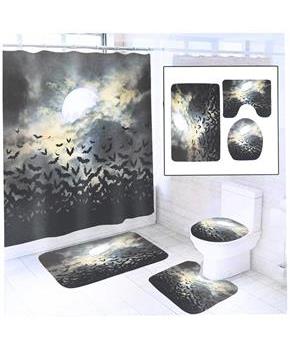 Halloween 4-Piece Bathroom Set | Bats