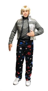 SNL Space Pants Costume Complete with Wig and Vest | Men's