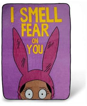 Bob's Burgers Louise Throw Blanket | I Smell Fear On You | 64 x 44 Inches