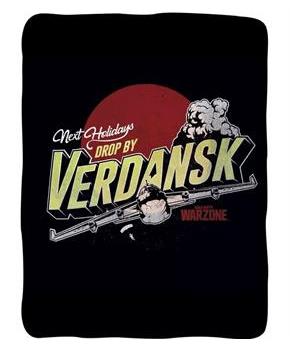Call of Duty Drop By Verdansk 45 x 60 Inch Fleece Throw Blanket