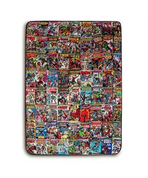 Marvel Comics Oversized Fleece Sherpa Throw Blanket | 54 x 72 Inches