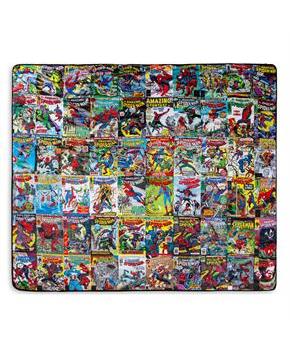 Marvel Spider-Man 60th Anniversary Special Edition Blue Sherpa Throw Blanket