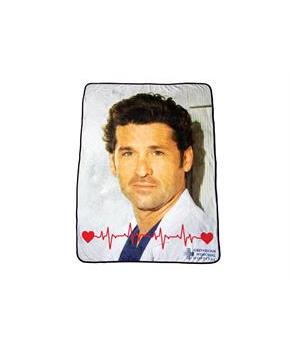 Greys Anatomy Derek Shepherd (McDreamy) Lightweight Throw Blanket | 45 x 60 Inch