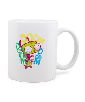Nickelodeon Invader Zim "Doom Doom Doom" Ceramic Mug Exclusive | Holds 11 Ounces