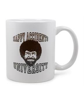 Bob Ross "Happy Accidents University" Ceramic Mug | Holds 11 Ounces