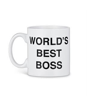 The Office "World's Best Boss" Ceramic Coffee Mug | 20 ounces
