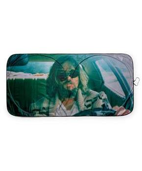 The Big Lebowski The Dude Driving Sunshade for Car Windshield | 64 x 32 Inches