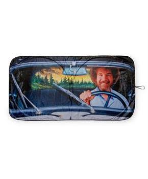 Bob Ross Happy Trees Sunshade for Car Windshield | 64 x 32 Inches