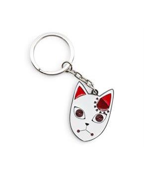 Demon Slayer Tanjiro Kamado Fox Mask Enamel Pendant Keychain