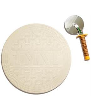 Teenage Mutant Ninja Turtles Pizza Cutter and Baking Stone Set