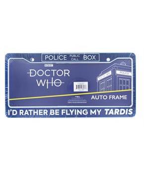 Doctor Who TARDIS License Plate Frame For Cars