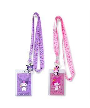 Sanrio My Melody And Kuromi Lanyards With ID Badge Holders and Charms | Set of 2