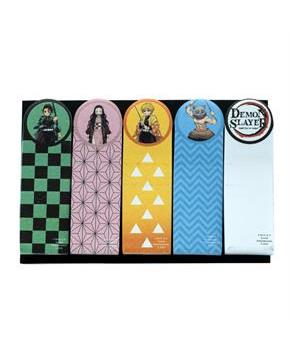 Demon Slayer Character Portrait 5 Sticky Memo Tabs Set